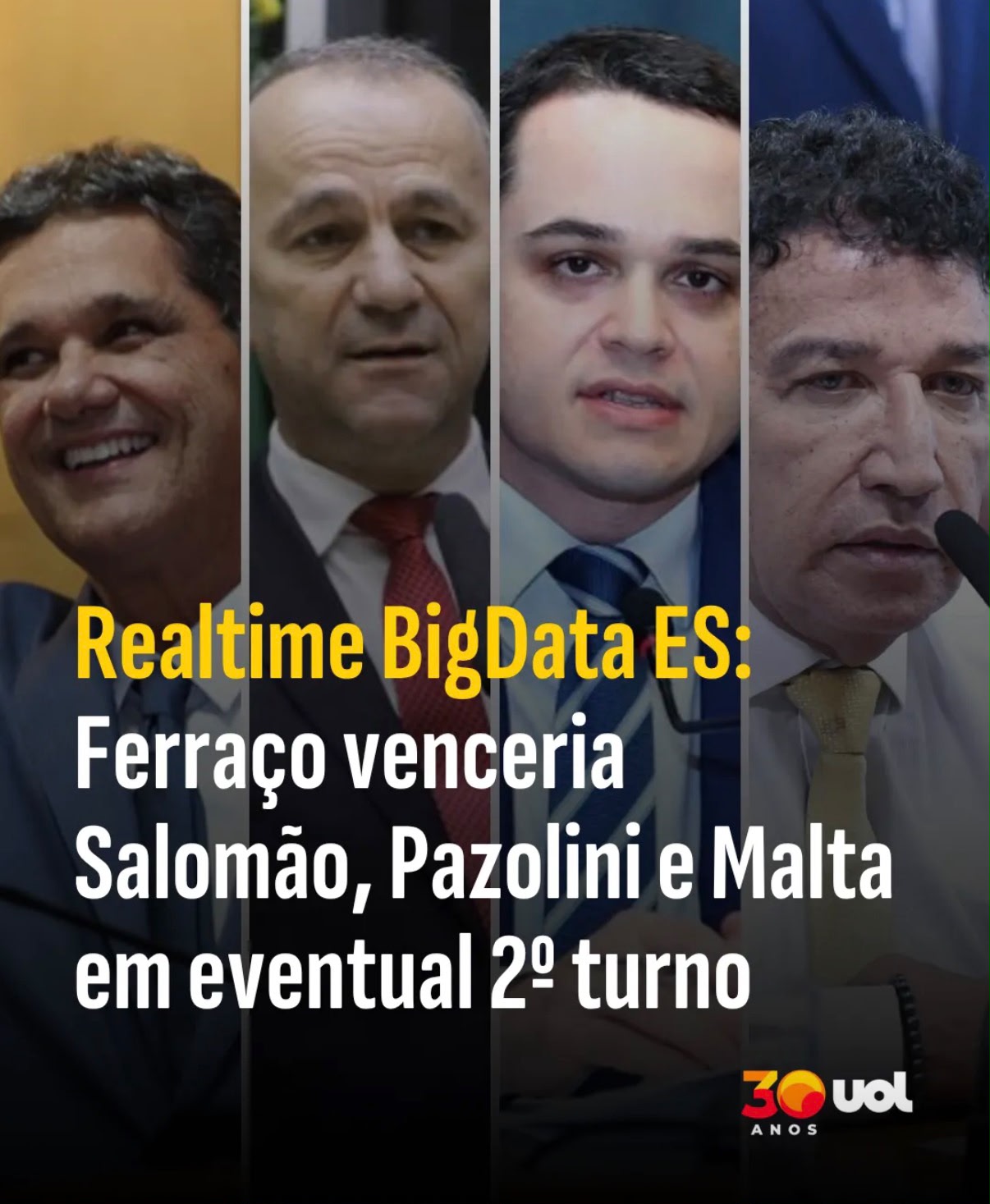 RealTime Big Data confirma governador Ricardo Ferraço (MDB) em primeiro em todos os cenários