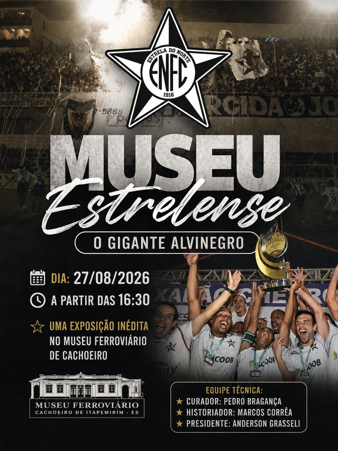 Museu Ferroviário recebe exposição sobre a história do Estrela do Norte